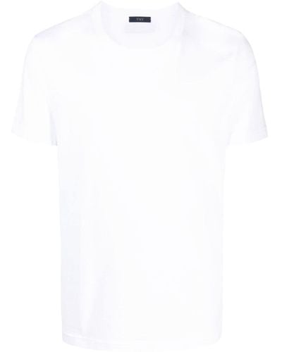 Fay T-shirt con applicazione - Bianco