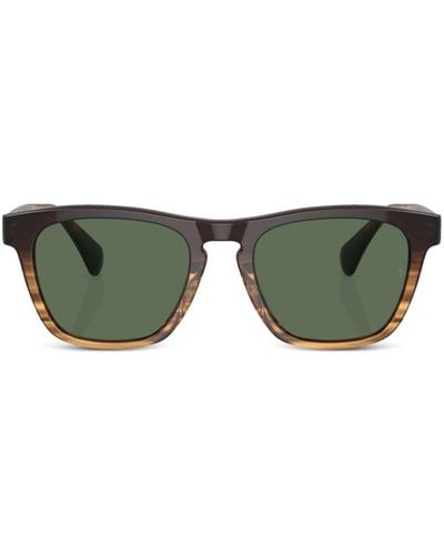 Oliver Peoples R-3 ウェリントン サングラス - グリーン