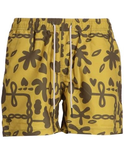 Oas Galbanum Swim Shorts - Yellow