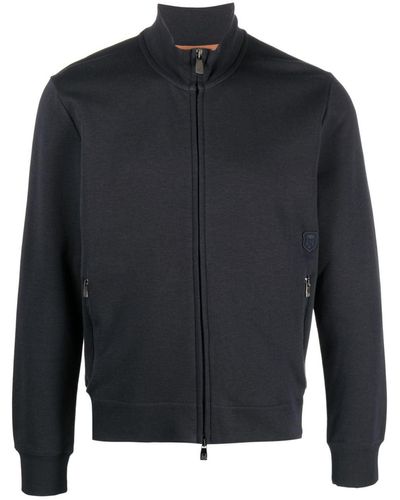 Corneliani Sweatshirt mit Reißverschluss - Schwarz