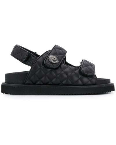 Kurt Geiger Orson Quilted Sandals - Black