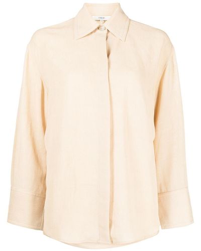 Vince Tie-fastened Long-sleeved Shirt - Natural