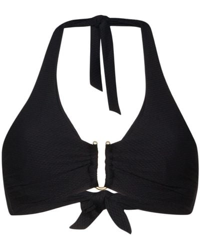 Heidi Klein Core Halterneck Bikini Top - Black