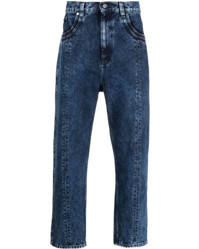 NAMACHEKO Mid-rise straight-leg jeans - Blu