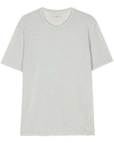 Officine Generale T-Shirt mit rundem Ausschnitt - Weiß