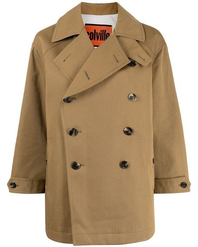 Colville Oversized Double-breasted Jacket - Natural