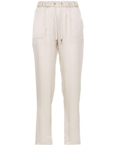 Lorena Antoniazzi Drawstring-fastening Pants - Natural