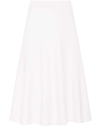 Rosetta Getty A-line Midi Skirt - White