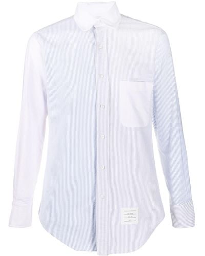 Thom Browne Shirts Grey - Multicolour