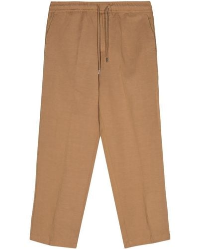 Costumein Mid-rise Straight-leg Trousers - Natural