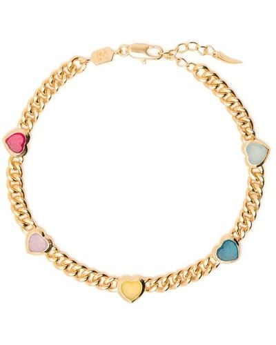 Missoma Gemstone Chain Bracelet - Metallic