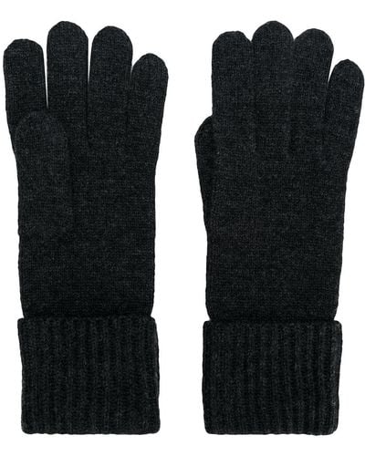 N.Peal Cashmere Cashmere Ribbed Gloves - Gray