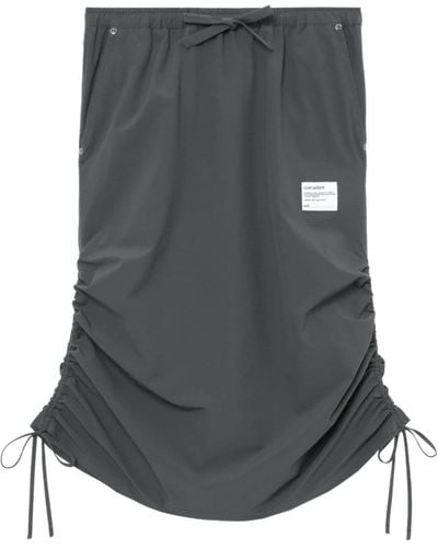 Izzue Drawstring-fastening Midi Skirt - Grey
