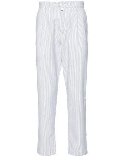 Jacob Cohen Henry Mid-rise Chinos - White