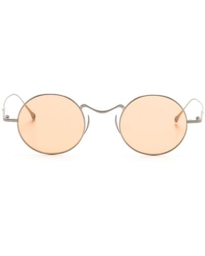 Rigards Round-frame Tinted-lenses Sunglasses - Natural