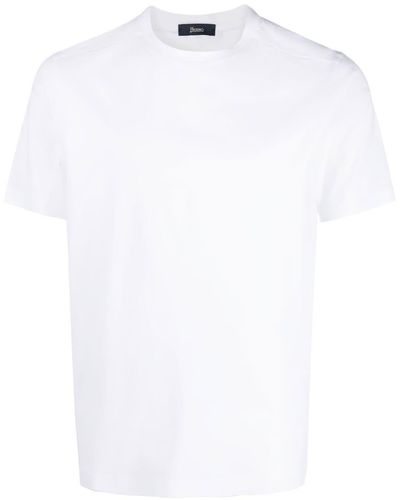 Herno Camiseta con cuello redondo - Blanco