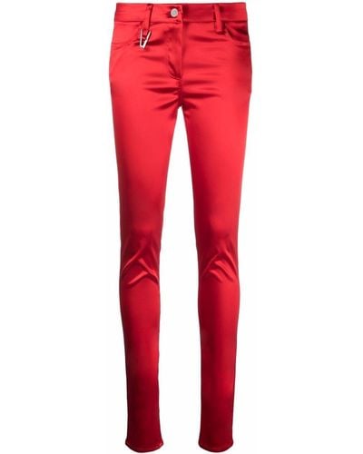 1017 ALYX 9SM Deville Zip Detail Trousers - Red