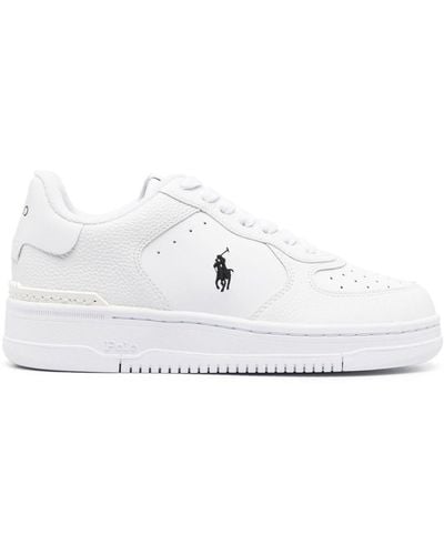 Polo Ralph Lauren Masters Court Lace-up Sneakers - White