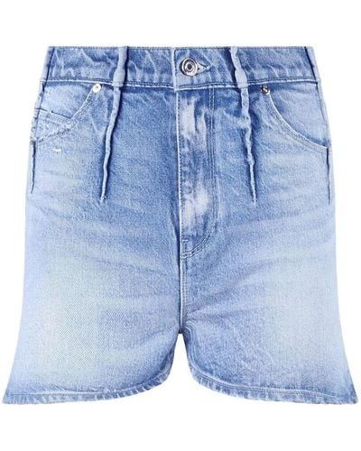 RTA Mano Denim Shorts - Blue