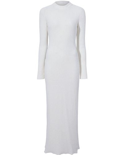 Proenza Schouler Lara Knitted Maxi Dress - White