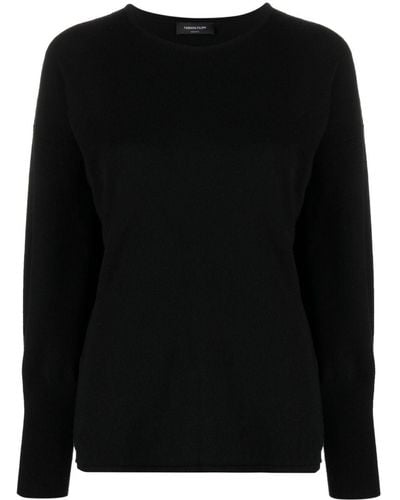 Fabiana Filippi Wool And Silk Blend Sweater - Black