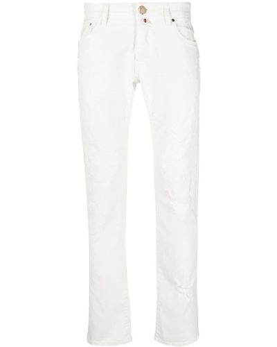 Jacob Cohen Nick Low-rise Jeans - White