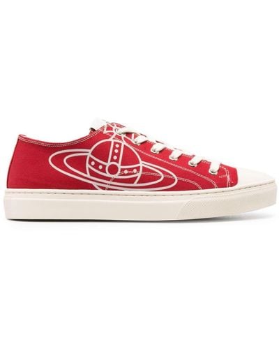 Vivienne Westwood Sneakers con stampa - Rosso