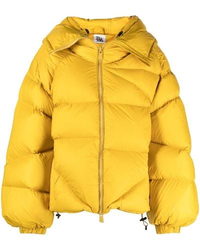 Bacon Double B Max Wlt Quilted Hooded Jacket - Yellow