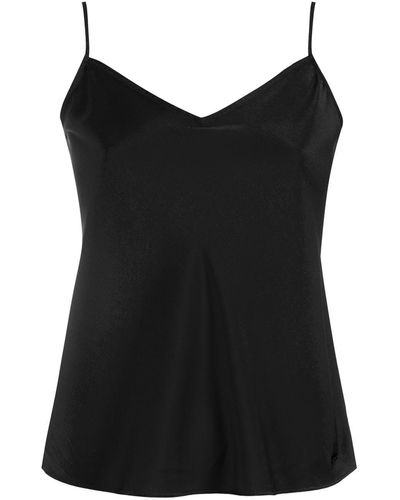 Armani Exchange Spaghetti-strap Tank Top - Black