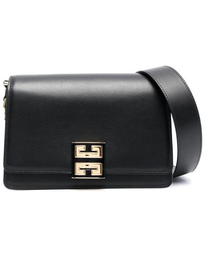Givenchy Medium 4g Leather Crossbody Bag - Black