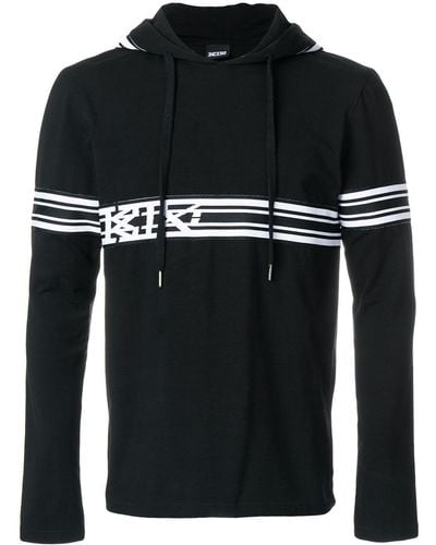 KTZ Striped hoodie - Schwarz