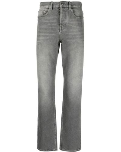 Zadig & Voltaire Stonewashed Straight-leg Jeans - Gray