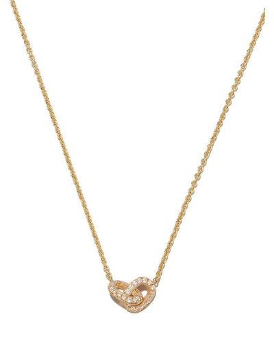 Lizzie Mandler Collar en oro amarillo de 18kt con diamantes - Metálico