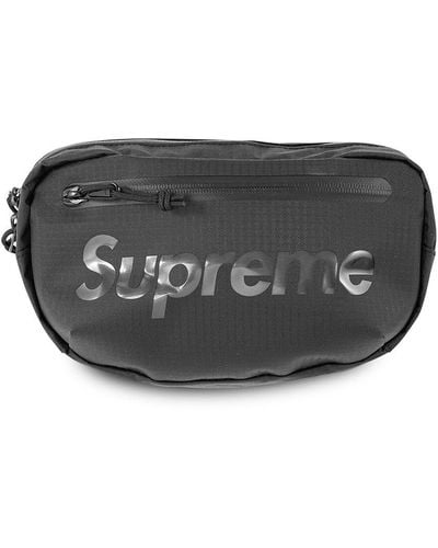 Supreme Logo-print Waist Bag - Black