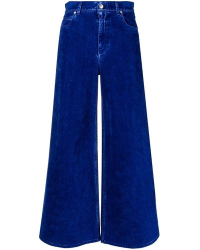 Marni High-rise Wide-leg Jeans - Blue