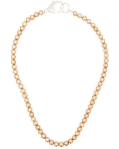Hatton Labs Collar con aplique de perlas - Neutro
