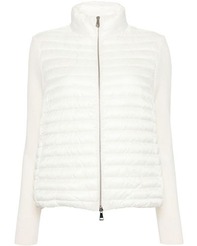 Moncler Logo-patch Padded Jacket - White