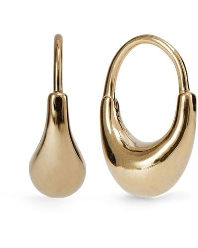Otiumberg Small Roscida Hoop Earrings - Metallic
