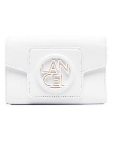 Lancel Roxane De Compact Wallet - White