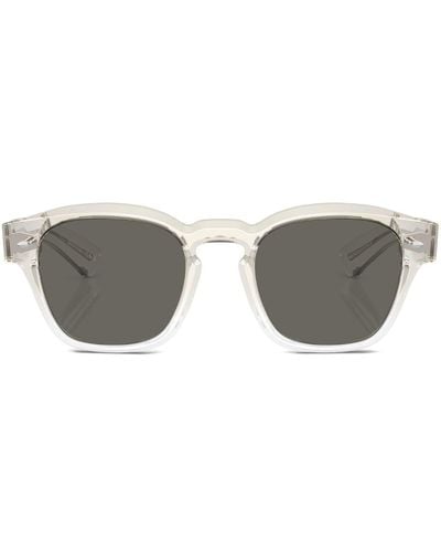 Oliver Peoples Maysen Round-frame Sunglasses - Gray