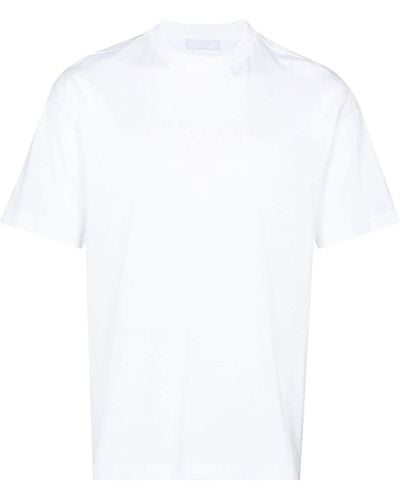 Prada Camiseta con cuello redondo - Blanco