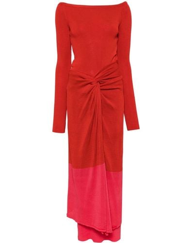 Baobab Collection Amar Colour-block Dress - Red