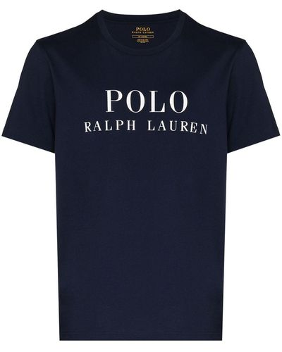 Polo Ralph Lauren T-shirt à logo imprimé - Bleu