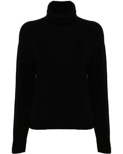 Liu Jo High Neck Wool Sweater - Black