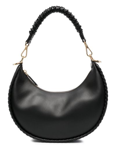 Fendi Borsa graphy Piccola In Pelle - Nero