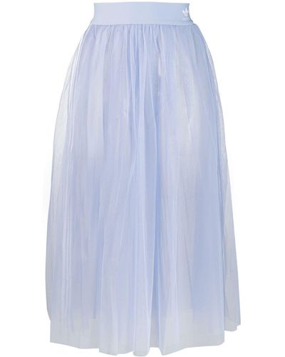 adidas Tulle Midi Skirt - Blue