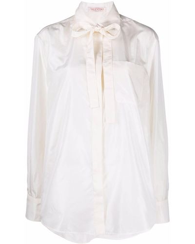 Valentino Chemise à manches longues - Blanc