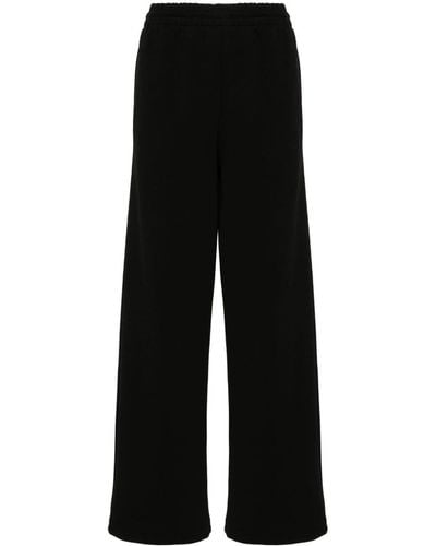 Wardrobe NYC Ribbed Straight-leg Pants - Black