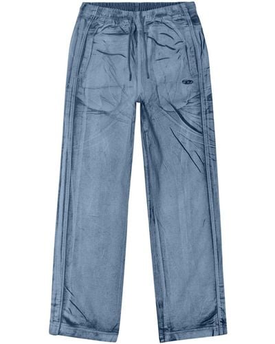 DIESEL Straight D-martians Track Jeans - Blue
