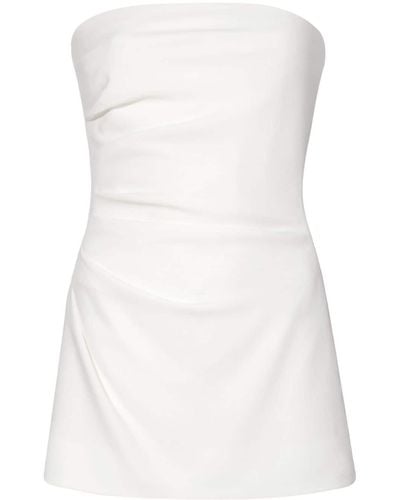 Proenza Schouler Strapless Gathered Top - White